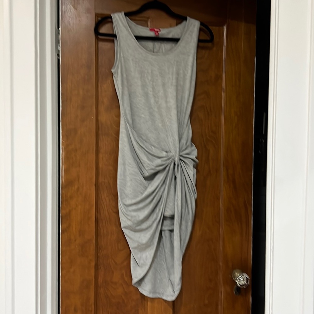 Bongo grey hi-lo dress